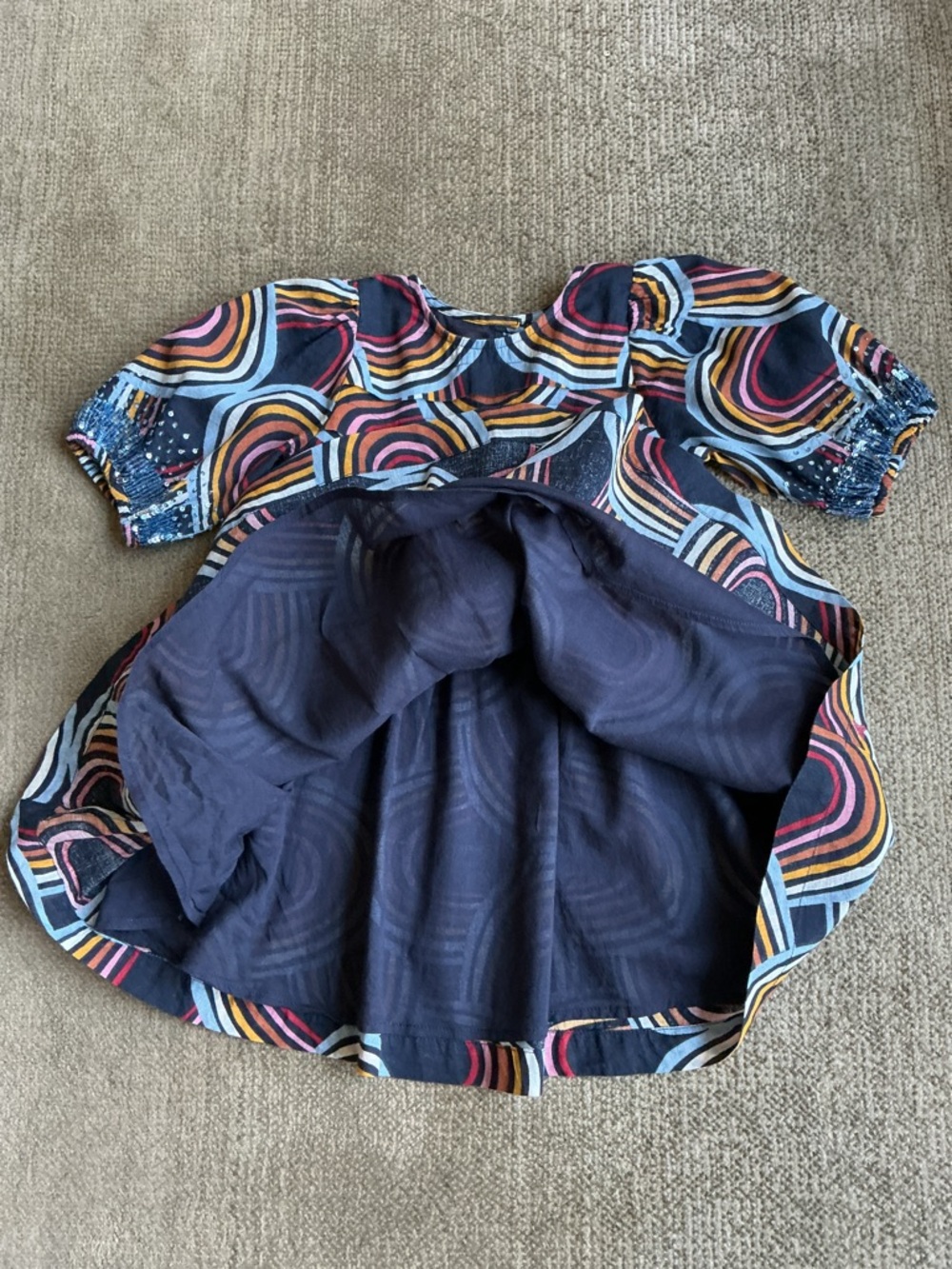 💙Pink Chicken Dress - Multicolor ~ Sz 3T - Picture 4 of 13